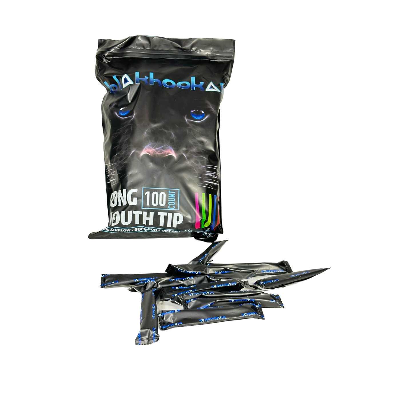 Bl▲k disposable mouth tips (100ct)